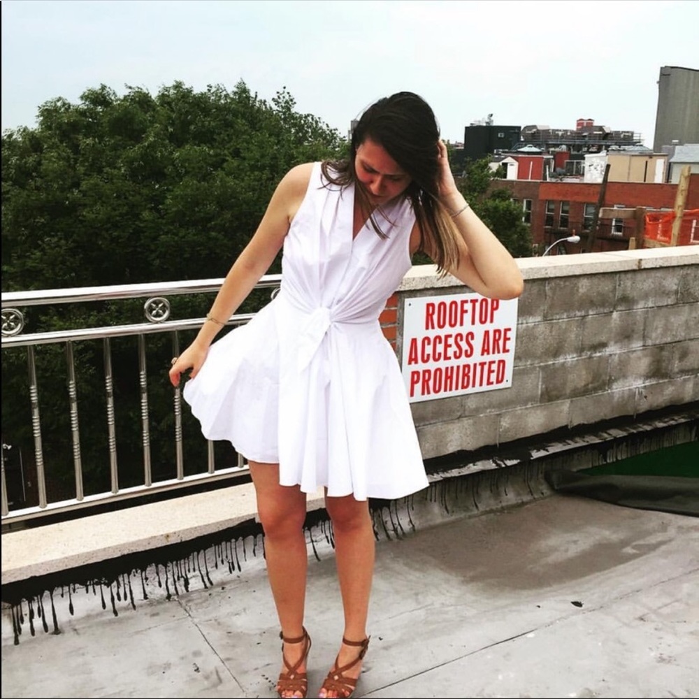 Cute tie waist dress